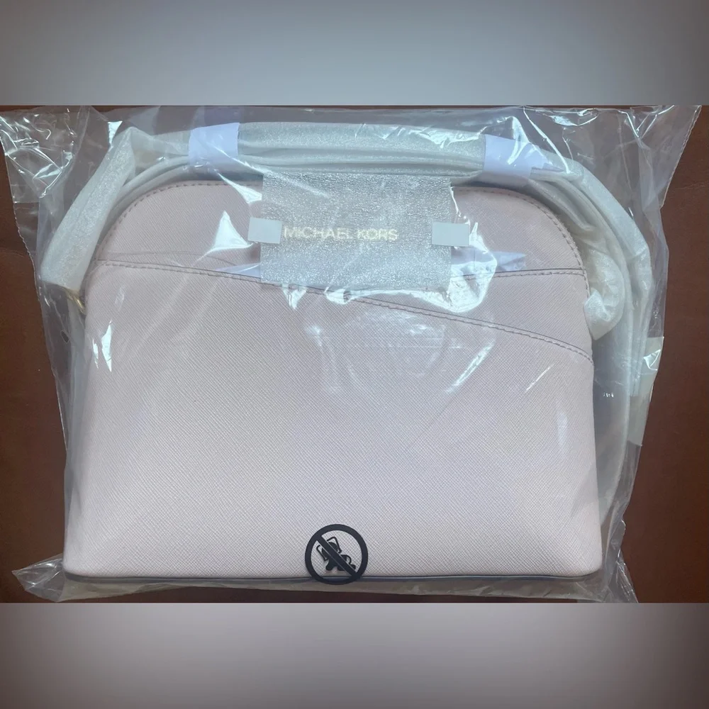 BNIP! MICHAEL KORS, Jet Set Travel Medium Dome Crossbody Bag, POWDER BLUSH 💖 - Picture 4 of 15